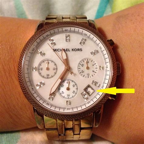 fake and original mk watch|false michael kors watch.